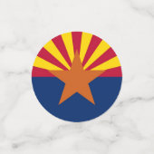 Confetti de table avec le drapeau de l'Arizona, Ét (Petit recto)