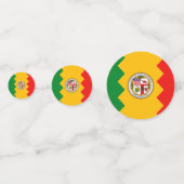Confetti de table avec le drapeau de Los Angeles,  (Devant)