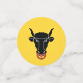 Confetti de table avec le drapeau d'Uri, Suisse (Petit recto)