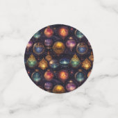 Confetti de table Baubles de Noël (Petit recto)