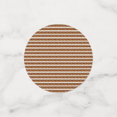 Confetti de table Browntone (Petit recto)