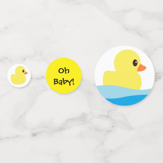 Confetti de table "Caoutchouc" (Devant)