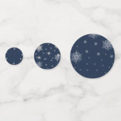 Confetti de table d'arbre de Noël Festif Bleu (Derrière)