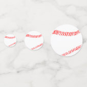 Confetti de table de base-ball personnalisable (Devant)
