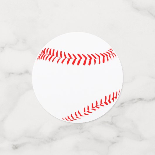 Confetti de table de base-ball personnalisable (Petit recto)