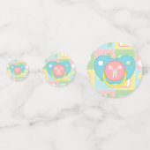 Confetti de table de courtepointe pour bébé (Derrière)