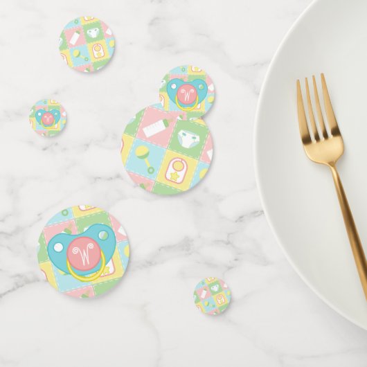 Confetti de table de courtepointe pour bébé (Groupe)