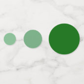 Confetti de table de dégradé vert foncé à la menth (Derrière)