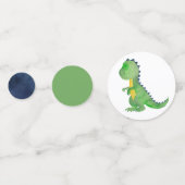 Confetti de table de dinosaures - Trex Confetti (Derrière)