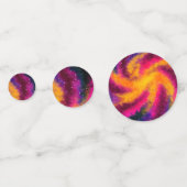 Confetti de table de galaxie brillante (Derrière)