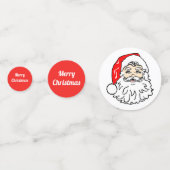 confetti de table de Noël (Derrière)