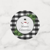 Confetti de table de plongée de Snowman Buffalo (Petit recto)