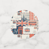 Confetti de table de poste de Londres (Petit recto)