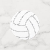 Confetti de table de volley-ball personnalisée (Petit recto)