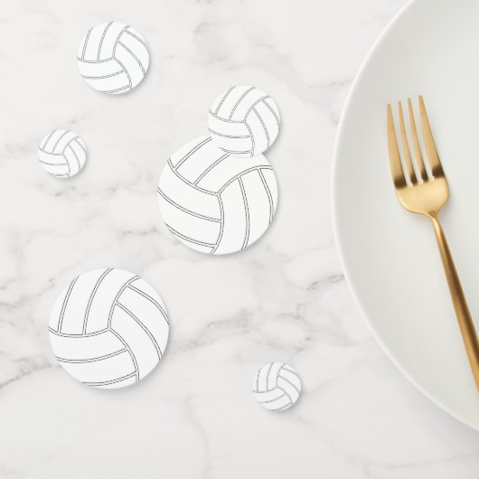 Confetti de table de volley-ball personnalisée (Groupe)