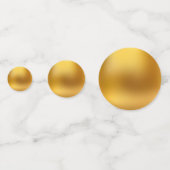 Confetti de table d'or (Devant)