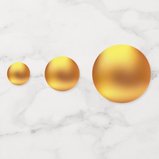 Confetti de table d'or (Derrière)