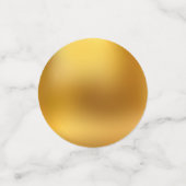 Confetti de table d'or (Petit recto)