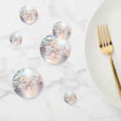 Confetti de table florale de Pêche blanche (Groupe)