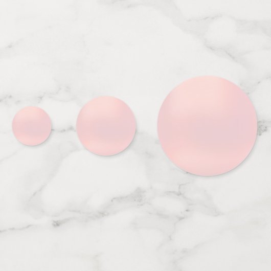 Confetti de table or et rose (Devant)