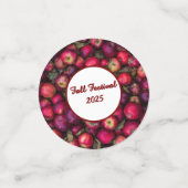 Confetti de table personnalisable Red Apple Party (Petit recto)
