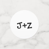 Confetti de table personnalisée (Petit recto)