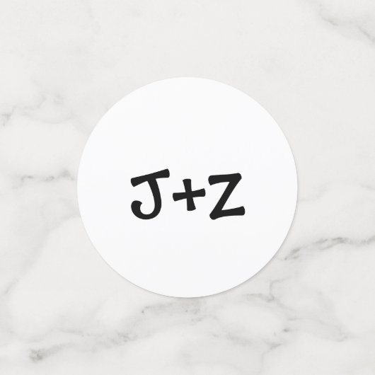 Confetti de table personnalisée (Petit recto)