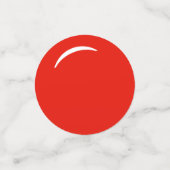 Confetti de table Sun Levante Blanc Rouge (Petit recto)