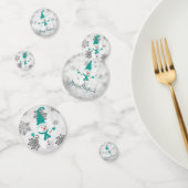 Confetti de table turquoise de Snowman (Groupe)