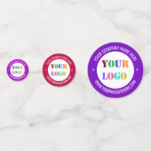 Confetti de texte du logo de l'entreprise personna (Devant)