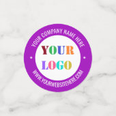 Confetti de texte du logo de l'entreprise personna (Petit recto)