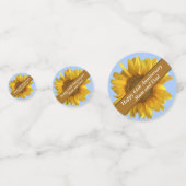 Confetti de tournesol du 64e anniversaire (Devant)