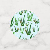 Confetti dessiné à la main unique Océan marin Thèm (Petit recto)