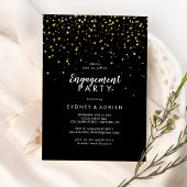 Confetti d'or | Invitation du Black Engagement Par