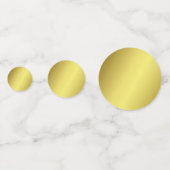 Confetti d'or tout simplement amusant, brillant et (Derrière)