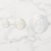 Confetti en or et Parties scintillant blanche (Derrière)