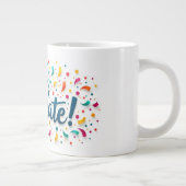 Confetti-explosie-Mok Extra Grote Beker (Rechts)