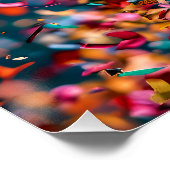Confetti explosie perfect poster (Hoek)