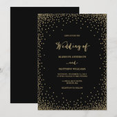 Confetti| Faire-part de mariage (Devant / Derrière)