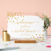 Confetti Fête des mariées Bienvenue Gold Peinture  (Mariage)