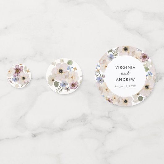 Confetti floral moderne (Devant)