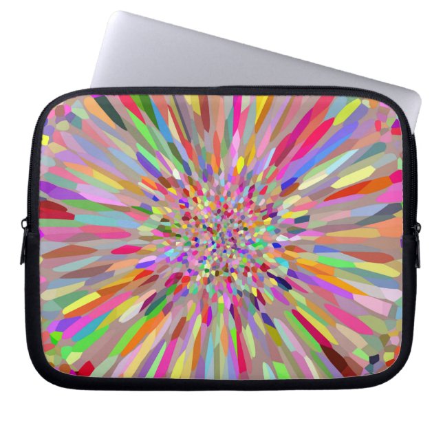 Confetti Flower Summer Laptop Sleeve (Voorkant)