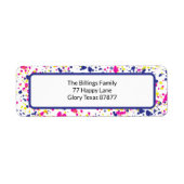 Confetti Fun Sprinkles 2 Design Label (Voorkant)