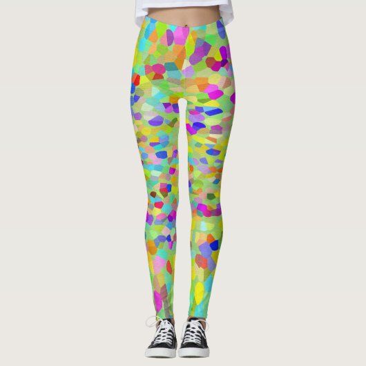 Confetti Garden Fringe Leggings (Voorkant)