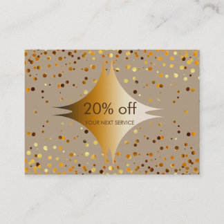 Confetti Gold Coupon Korting Cadeaubon Certificaat
