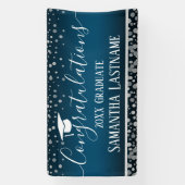 Confetti Graduation Party Budget Banner (Verticaal)