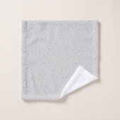 Confetti gris argenté (Gant de toilette)