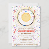 Confetti & Gummies Invitation Anniversaire (Devant)