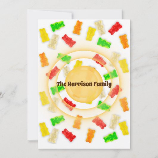 Confetti & Gummies Invitation Anniversaire (Dos)