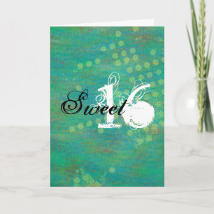 Confetti Happy Sweet sixteen Carte Anniversaire